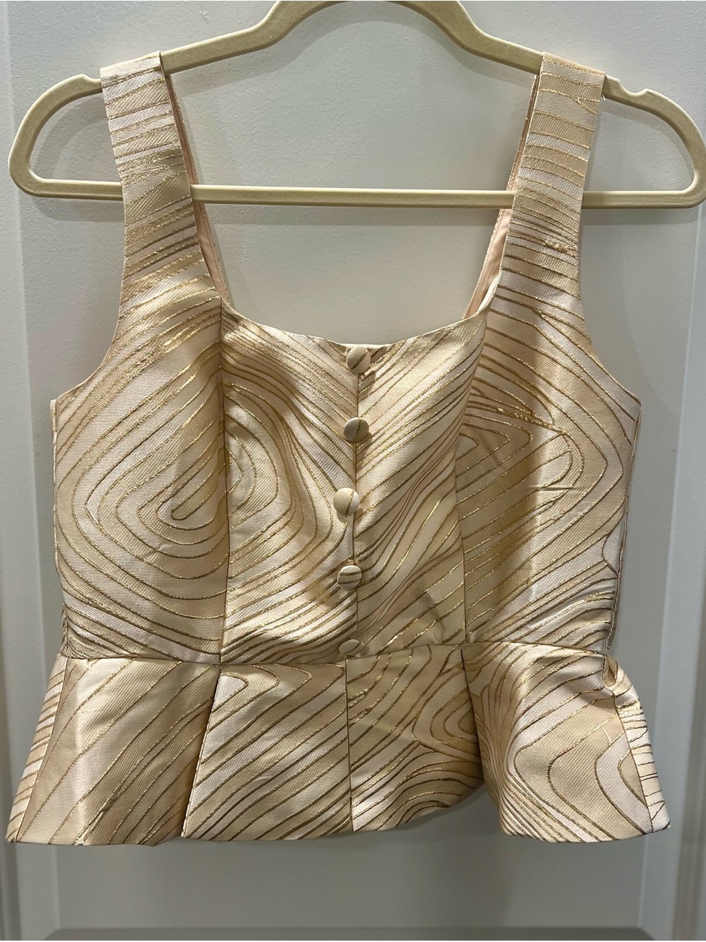 Ciebon Metallic Gold Top - Small
